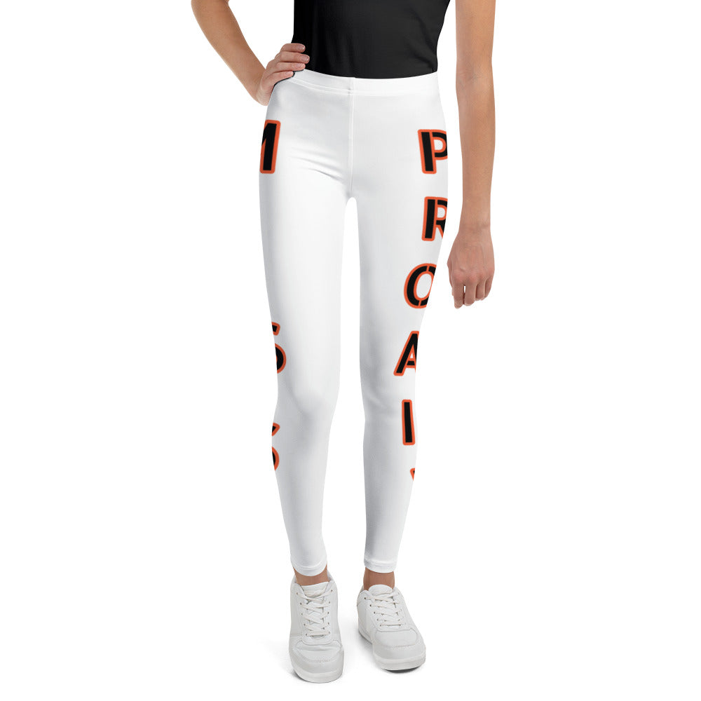 Miss Personality Youth Leggings White