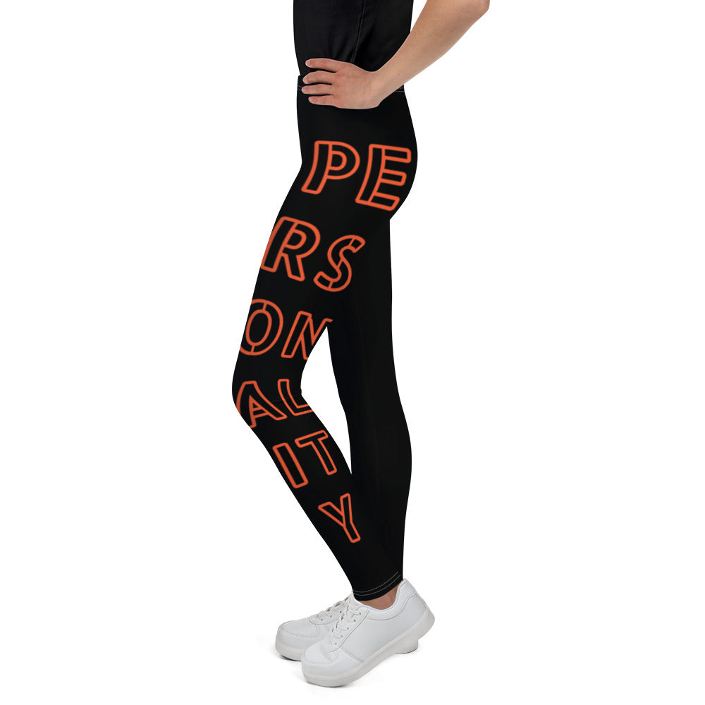 Miss Personality Youth Leggings Black