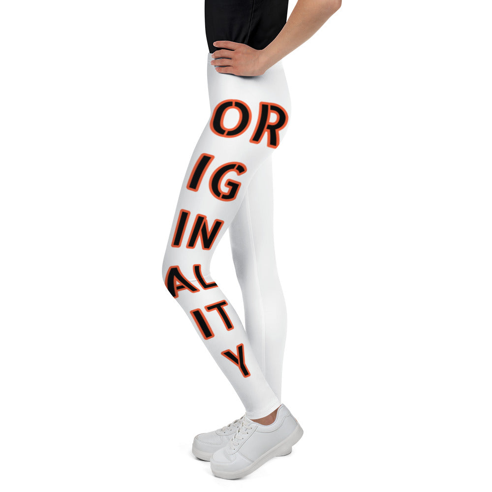 Miss Originality Youth Leggings White