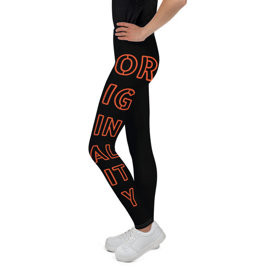 Miss Originality Youth Leggings Black