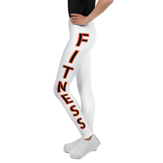 Miss Fitness Youth Leggings White