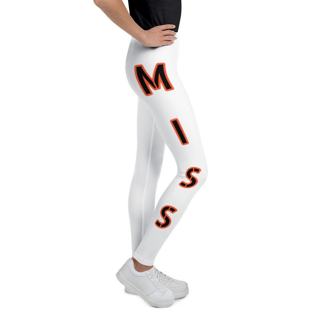 Miss Talent Youth Leggings - White