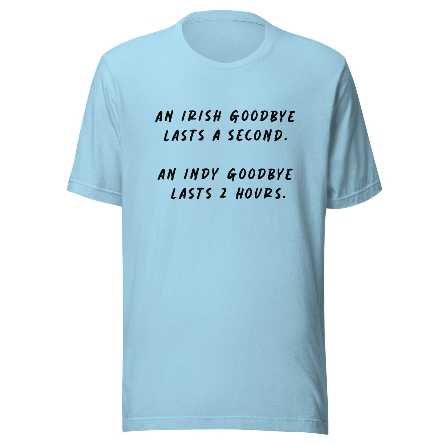 Indy Goodbye Unisex t-shirt