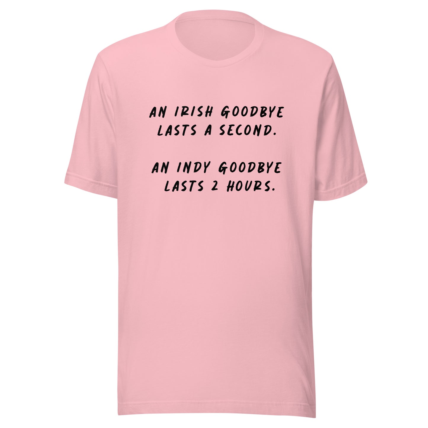 Indy Goodbye Unisex t-shirt