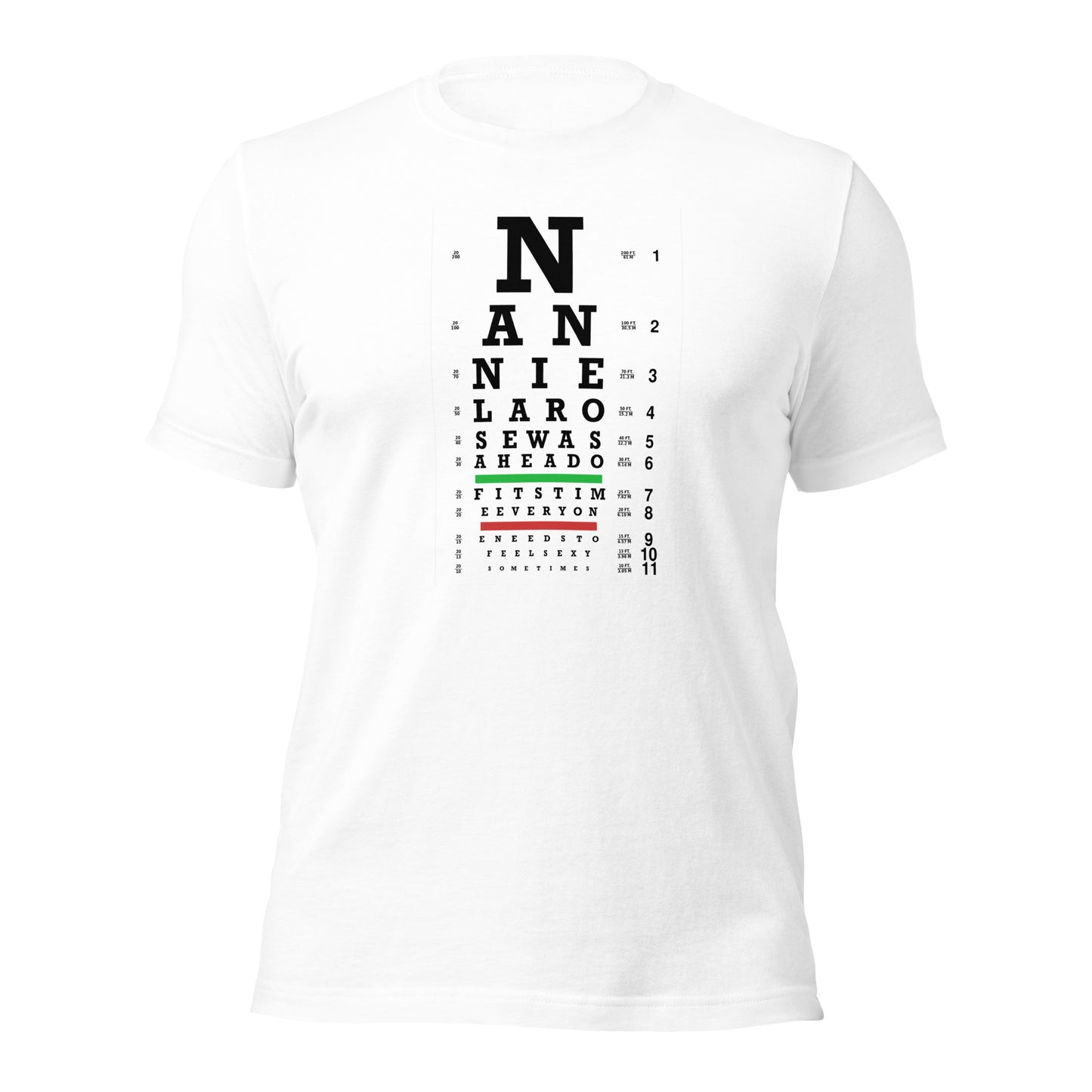 Nannie LaRose Eye Chart T-shirt